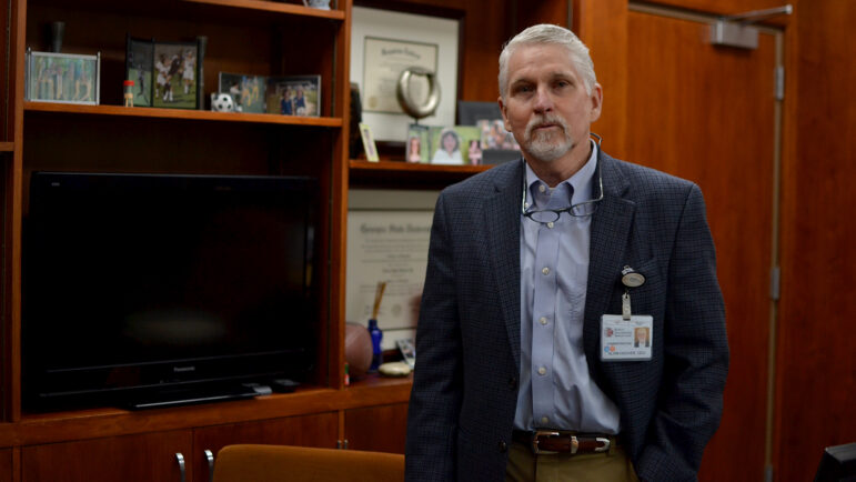 King's Daughters Medical Center CEO Alvin Hoover poses for a picture in his office in Brookhaven, Mississippi.