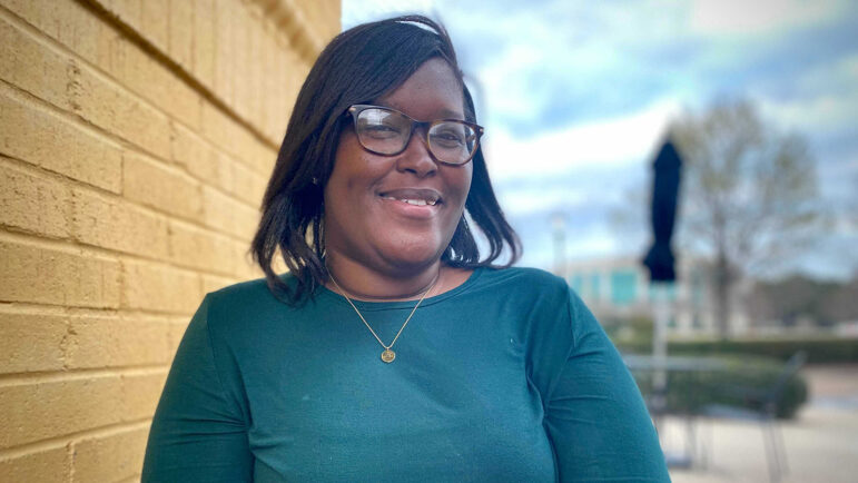 Whitney Batteast poses for a photo in Ridgeland, Mississippi.