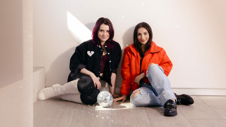 Abigail Barlow (left) and Emily Bear have made magic together and say they found kindred creative spirits.