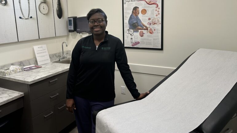 Dr. Brittney Anderson treats about 1,700 people in her solo private practice.