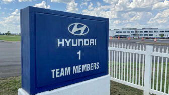 A Hyundai assembly plant in Montgomery, Alabama, employs about 4,200 workers, according to the South Korean car company.