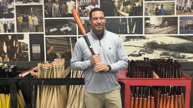 Kurt Ainsworth, co-founder and CEO of Marucci Sports, a bat manufacturer and distributor in Baton Rouge.