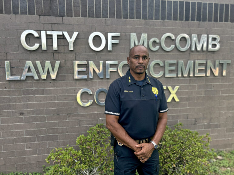 Chief Juan Cloy of the McComb Police Department in McComb, Mississippi, on Wednesday, June 11, 2025.