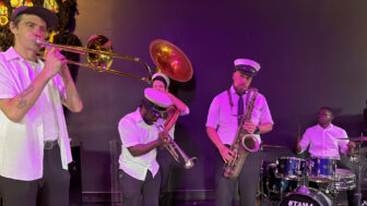 Bettis and 3rd Degree perform “Joe Avery’s Blues” at the Algiers Music and Artist Studio in New Orleans on Saturday, August 2, 2025.