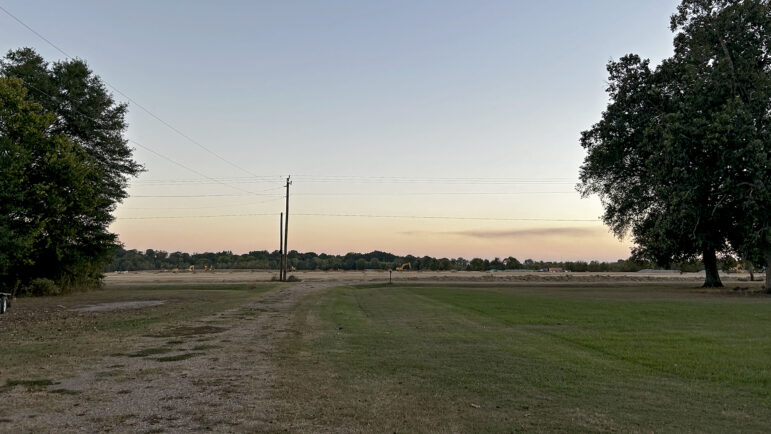 A view of the construction site of “Hyperion,” Meta’s new data center in Holly Ridge, Louisiana, on Friday, October 17, 2025.